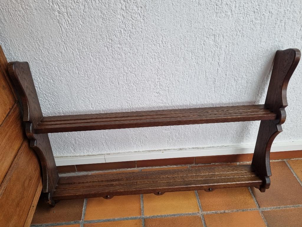 eikenhouten wandplank, Ophalen, Zo goed als nieuw