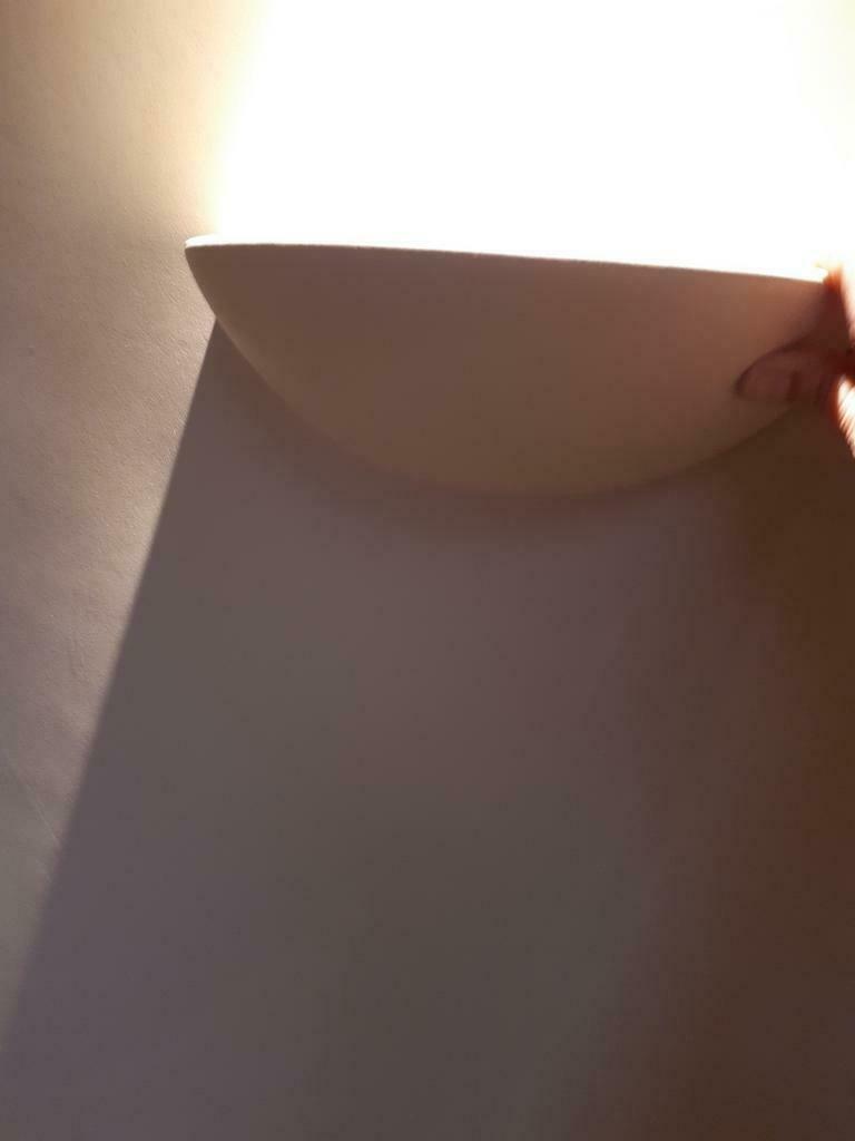 Overschilderbare wandverlichting (4 stuks), Huis en Inrichting, Lampen | Wandlampen, Ophalen, Zo goed als nieuw