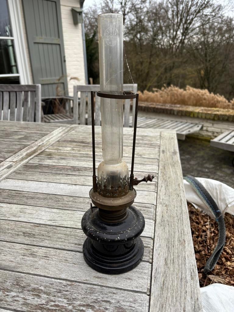 Lampe à pétrole, Antiek en Kunst, Ophalen