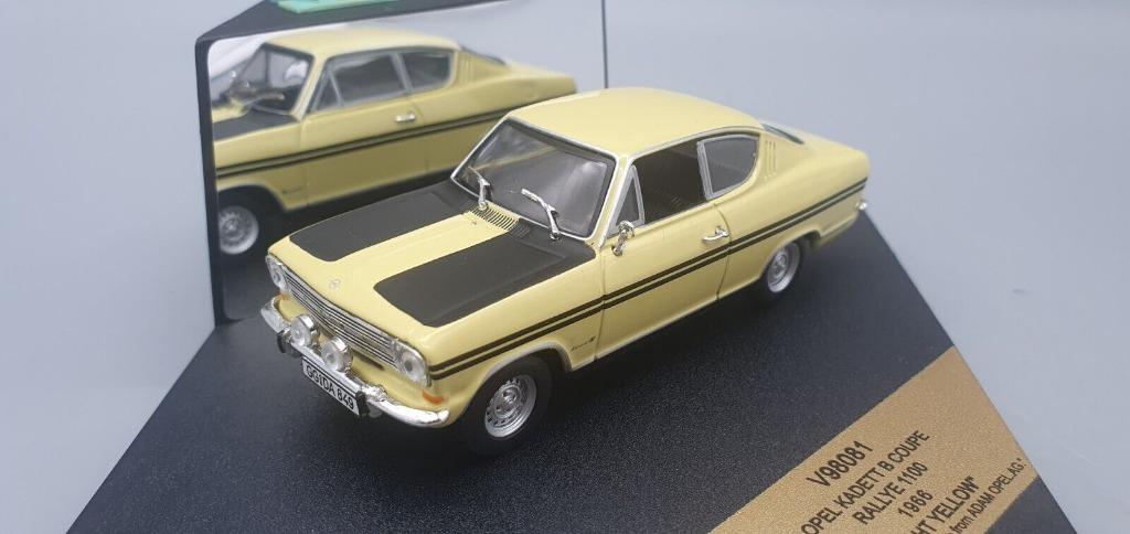 1:43 Vitesse V98081 Opel Kadett B Coupe Rally 1100 1966, Ophalen of Verzenden, Zo goed als nieuw, Auto