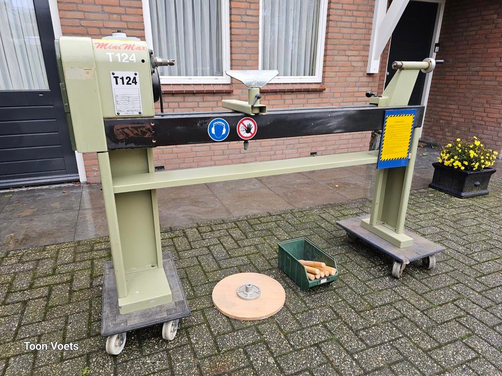 Houtdraaibank SCM met beitels, Enlèvement, Tour à bois