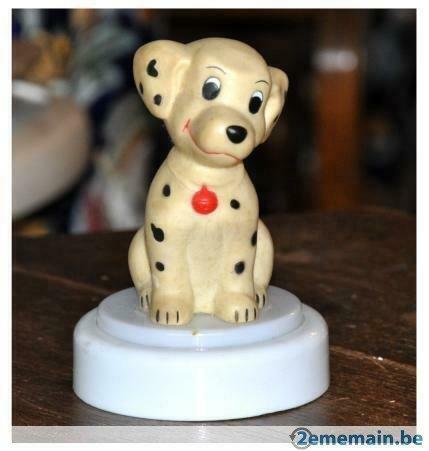 § lampe de chevet veilleuse dalmatien, Maison & Meubles, Lampes | Autre, Utilisé, Enlèvement ou Envoi