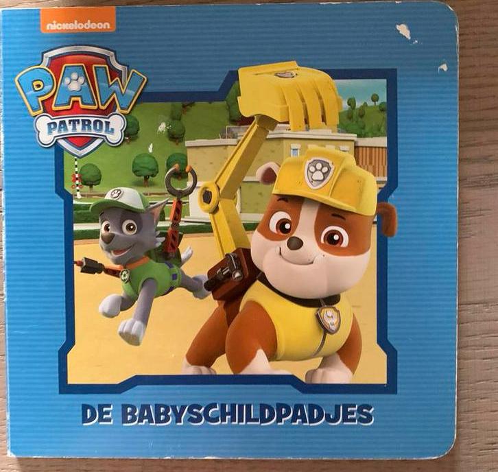 Kartonboek Paw Patrol De babyschildpadjes, Ophalen of Verzenden