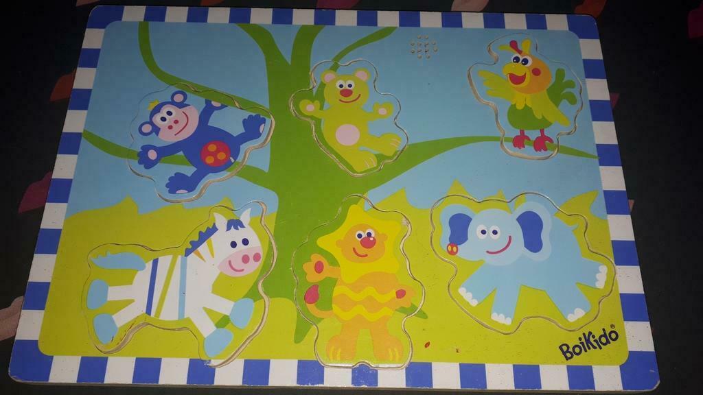 Puzzel met geluiden van de dieren, Kinderen en Baby's, Speelgoed | Kinderpuzzels, Ophalen of Verzenden