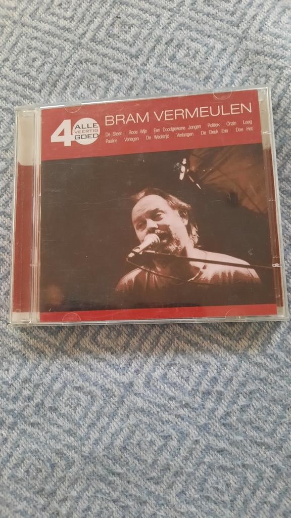 2cd BRAM VERMEULEN Alle 40 goed, Cd's en Dvd's, Ophalen of Verzenden, Zo goed als nieuw, Pop