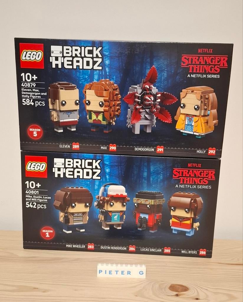 40879 - 40801 - Lego Stranger Things Brick Headz - Nieuw, Ophalen of Verzenden, Nieuw, Complete set, Lego