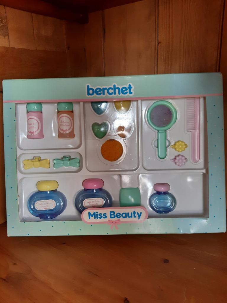 Vintage doos attributen kaptafel  Berchet 1988, Ophalen of Verzenden, Nieuw, Meisje