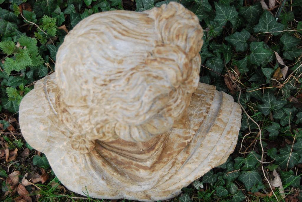Prachtige blauwe stenen buste van Apollo, Tuin en Terras, Ophalen, Gebruikt