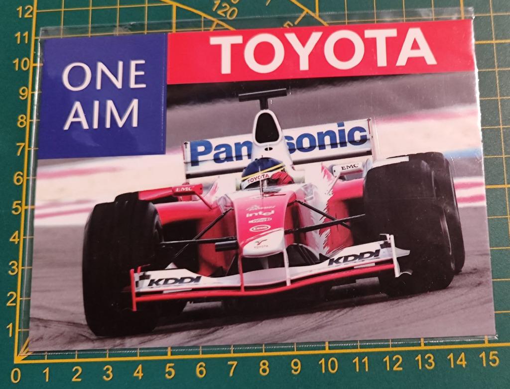 Sticker Toyota F1 2004 Cristiano da Matta OVP, Ophalen of Verzenden, Zo goed als nieuw