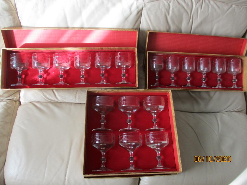 kristallen glasservies, Ophalen