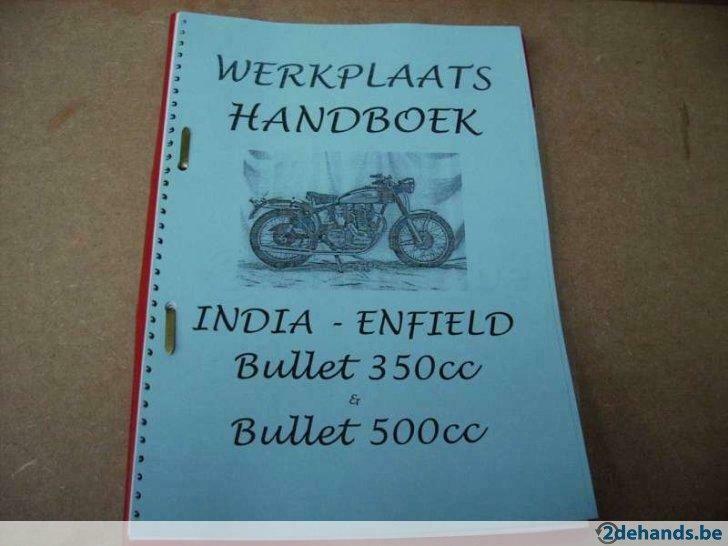 India Enfield onderhoudsboek of royal enfield, Motoren, Ophalen of Verzenden