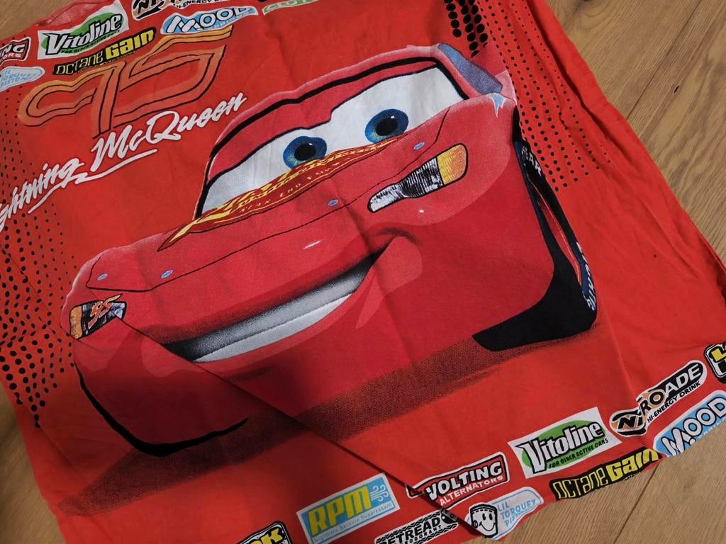 1 persoons dekbedovertrek van cars, Kinderen en Baby's, Speelgoed | Racebanen, Ophalen