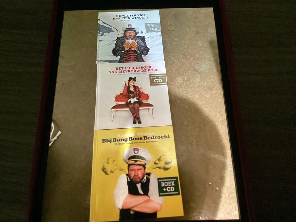 Kapitein Winokio boekjes met cd, Boeken, Ophalen of Verzenden, Zo goed als nieuw, Kapitein Winokio, Non-fictie