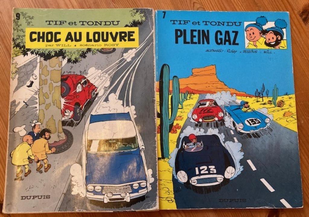 BD  TIF et TONDU  7 /9, Livres, BD, Utilisé, Plusieurs BD, Enlèvement