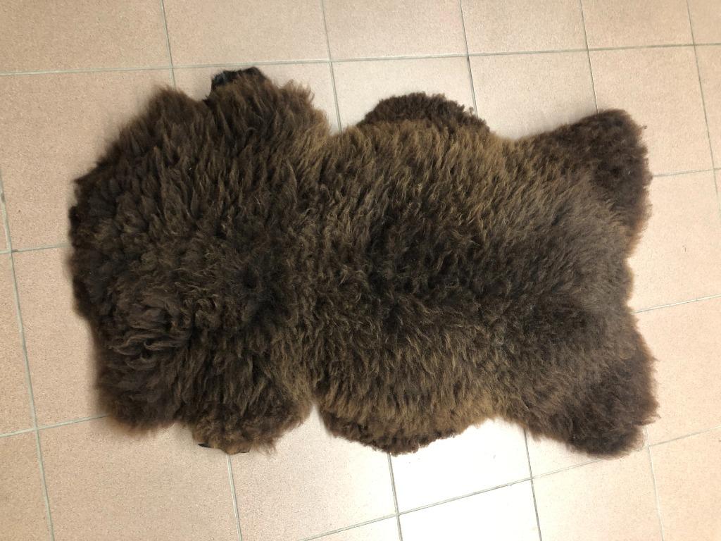 Echt schapenvacht bruin, Huis en Inrichting, Ophalen, 100 tot 150 cm, Bruin, 50 tot 100 cm