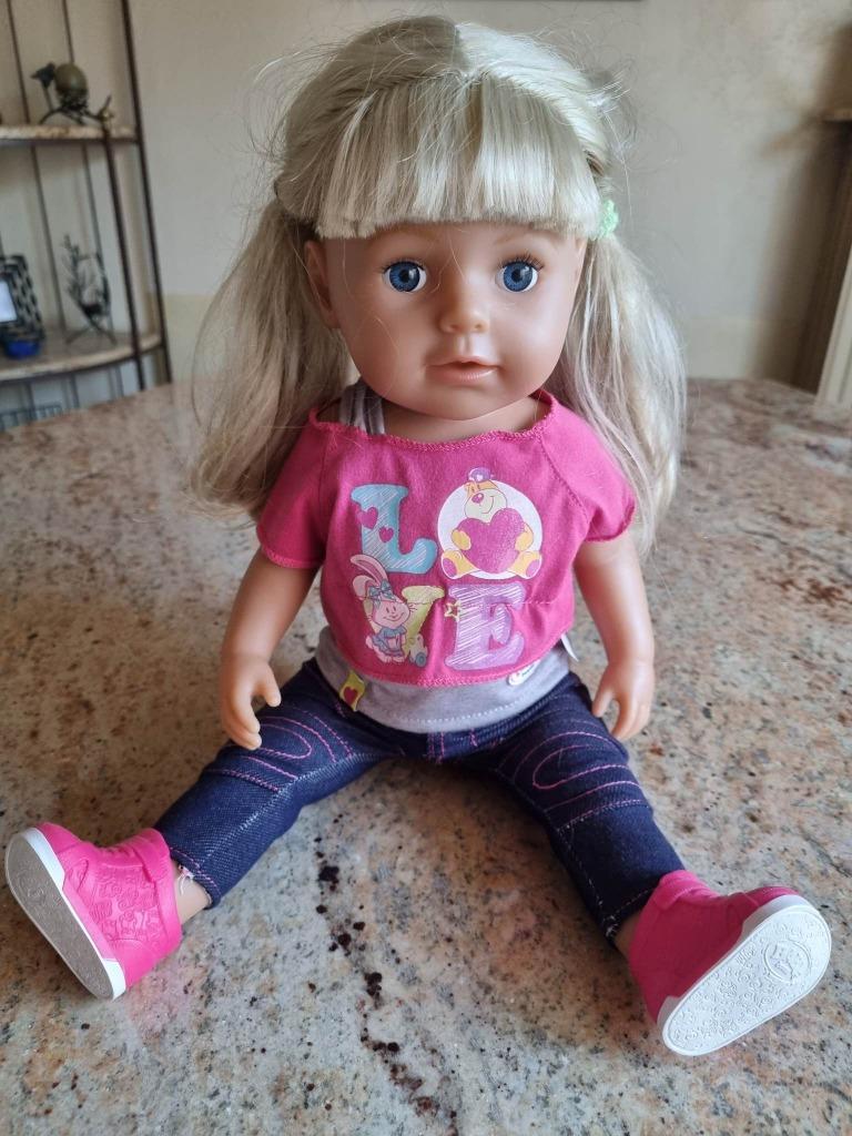 Baby born grote zus pop (nr397.), Kinderen en Baby's, Speelgoed | Poppen, Ophalen of Verzenden, Zo goed als nieuw, Overige typen
