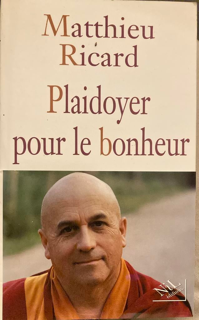 Matthieu ricard - Plaidoyer pour le bonheur, Livres, Biographies, Enlèvement ou Envoi