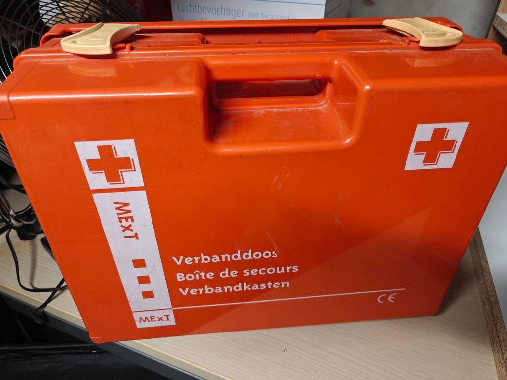 EHBO koffer, Ophalen, Gebruikt