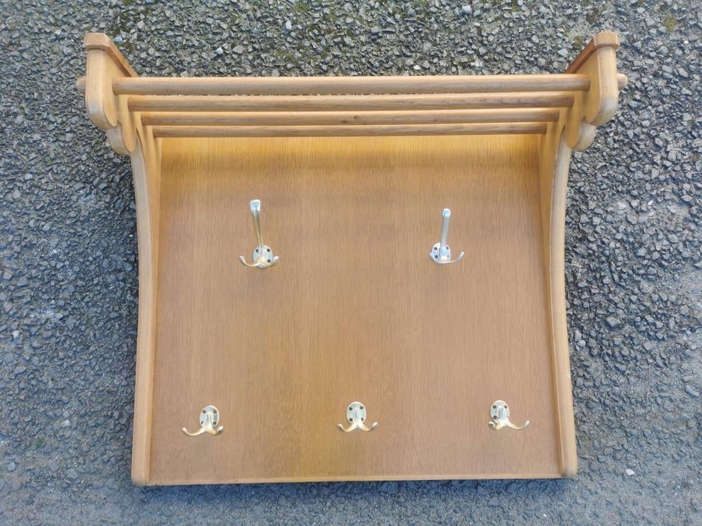 Vintage beukenhout muurkapstok, Huis en Inrichting, Woonaccessoires | Kapstokken, Ophalen, Gebruikt