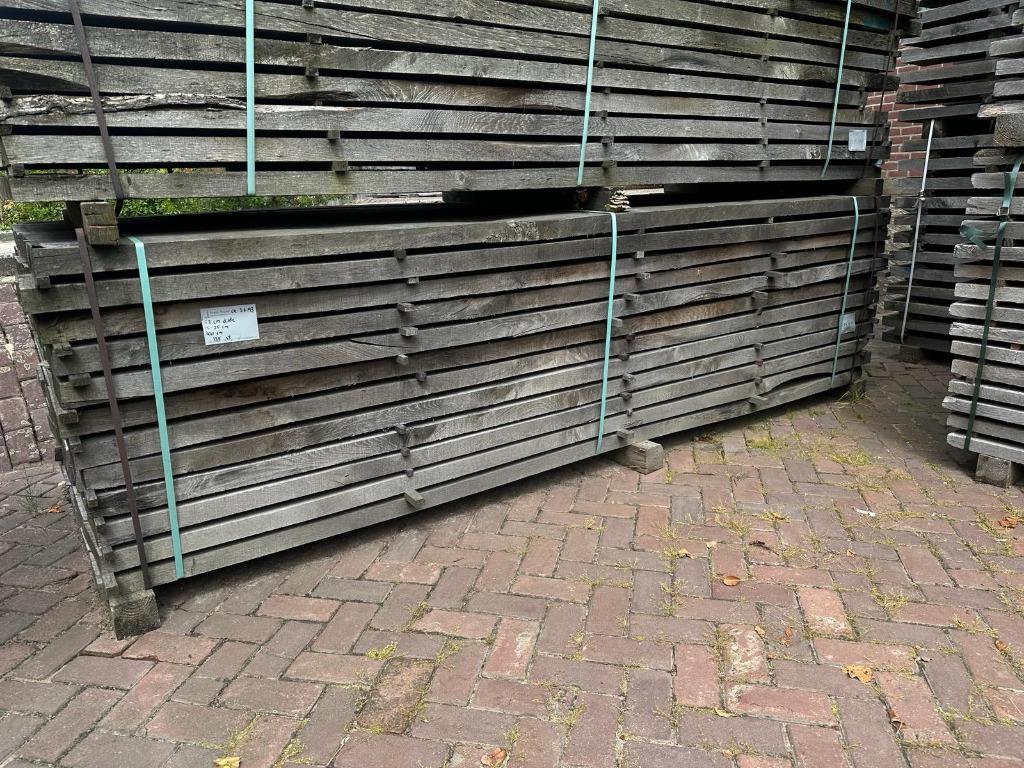 Eiken planken winddroog 52 mm, Doe-het-zelf en Bouw, Hout en Planken, Ophalen, Eiken, Nieuw, Plank