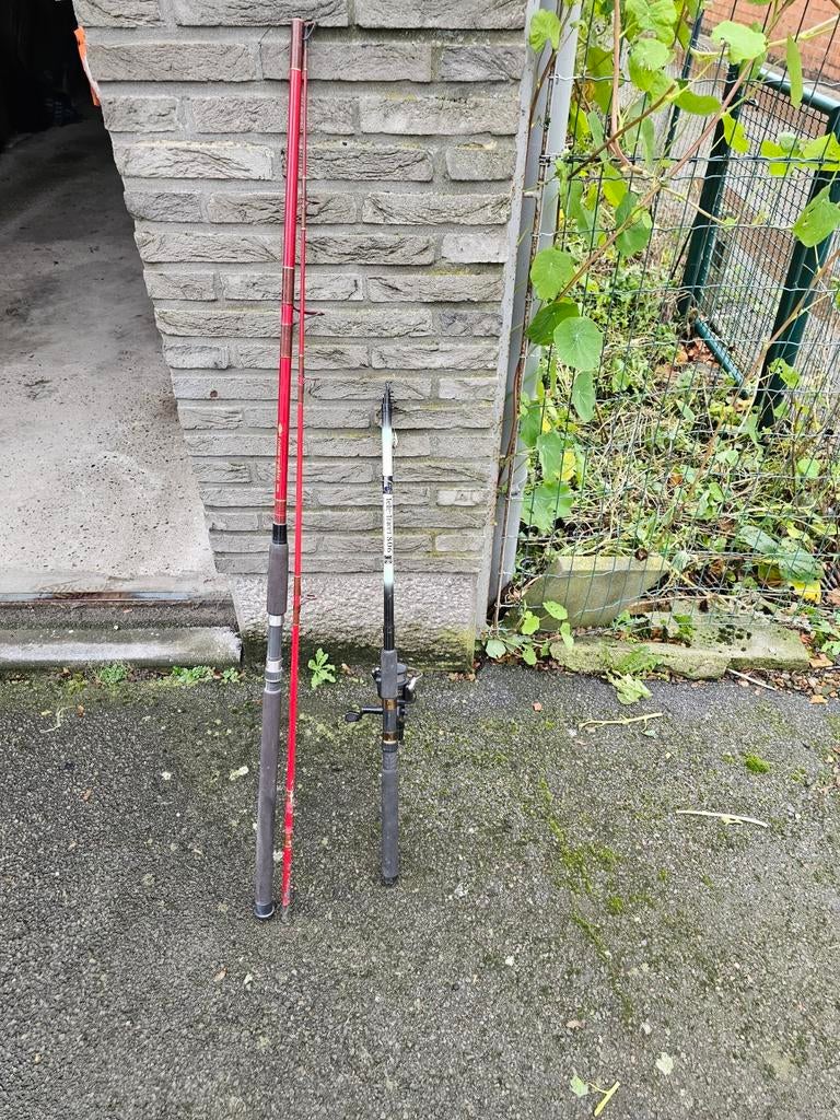 Différentes cannes à mouler avec moulins à vent, Enlèvement, Utilisé