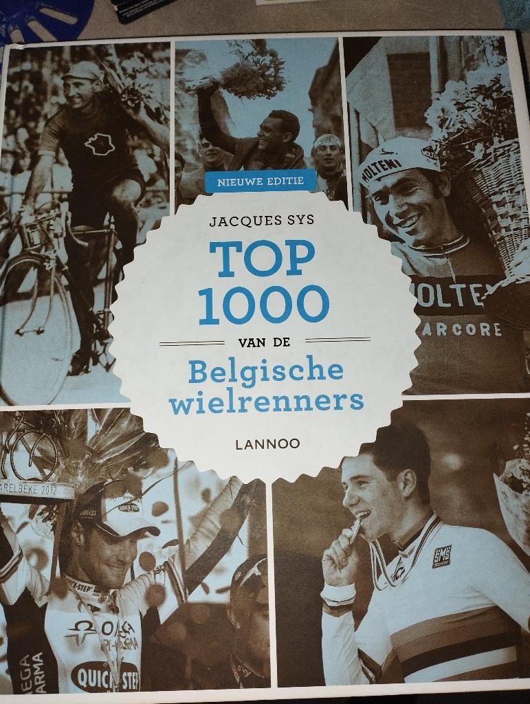 boek top 1000 belgische wielrenners, Enlèvement ou Envoi, Comme neuf, Course à pied et Cyclisme