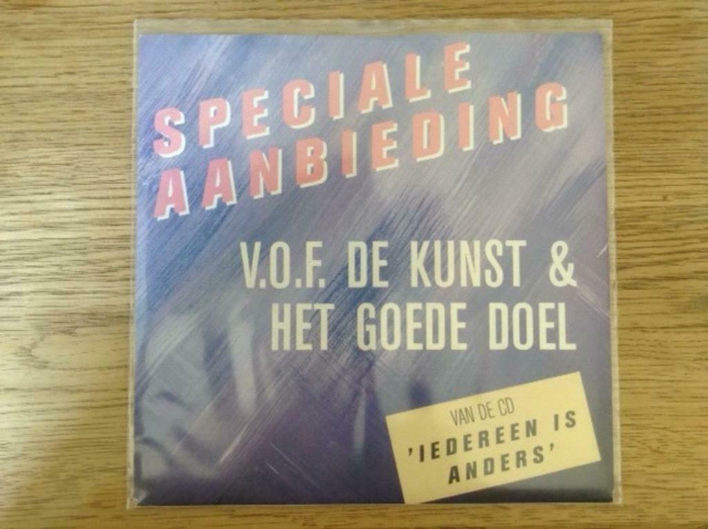 single v.o.f. de kunst & het goede doel, Ophalen of Verzenden, 7 inch, Nederlandstalig, Single
