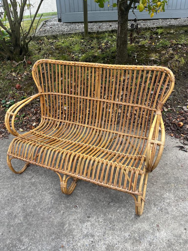 vintage Nederlandse rotan Belse, Antiek en Kunst, Ophalen