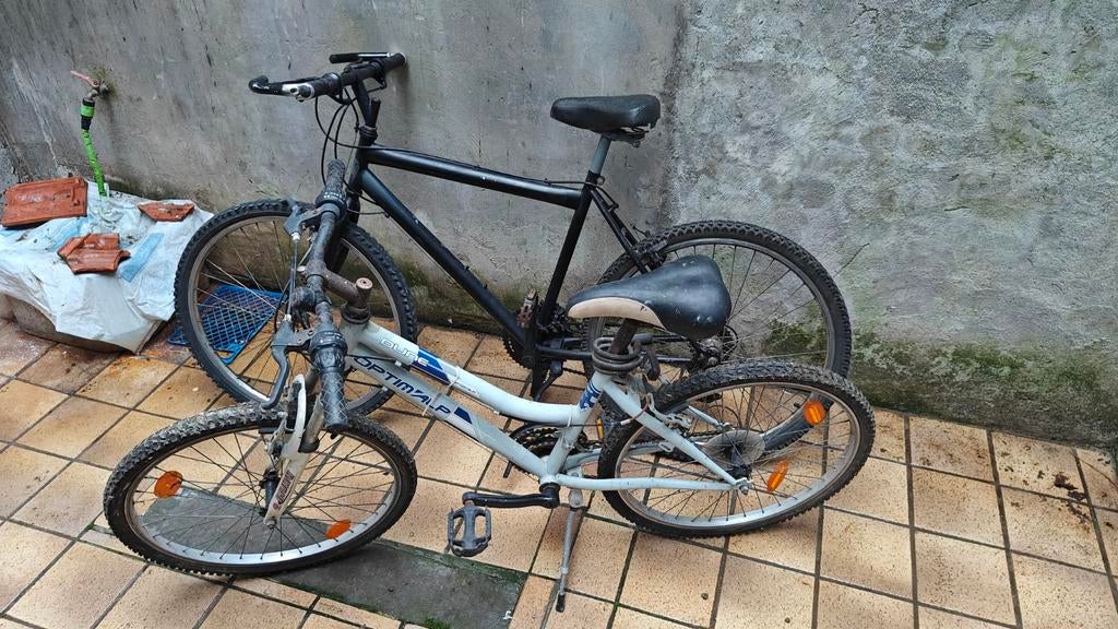 Lot de 2 vélos occasion – Adulte + enfant, Fietsen en Brommers, Ophalen, Gebruikt, Versnellingen