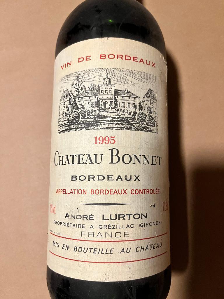 Vin de Bordeaux Château Bonnet 1995, Neuf, France, Vin rouge, Pleine