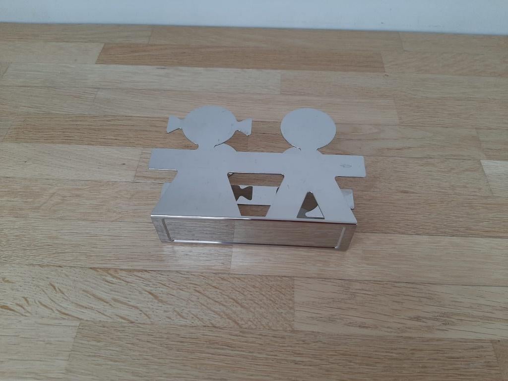 Porte-enveloppe Alessi Girotondo, Enlèvement, Comme neuf, Rectangulaire, Autres matériaux