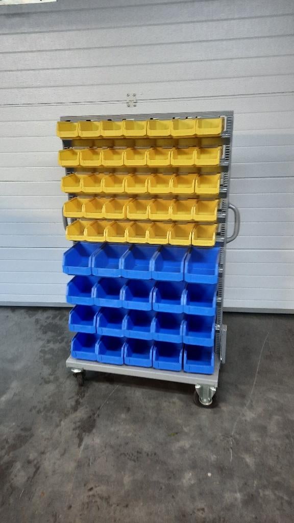 Te koop: Mobiele magazijnkar voor kleine onderdelen, Enlèvement