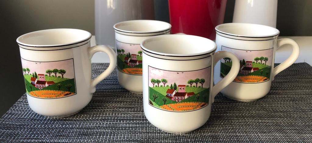 Tasses Villeroy & Boch Design Naif, Enlèvement ou Envoi, Comme neuf