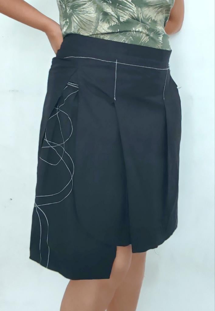 Vintage asymmetrische rok maat 40/42, Ophalen of Verzenden, Zo goed als nieuw