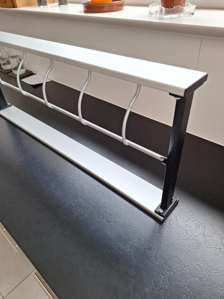 Papier rolhouder met kartelmes dispenser cadeau papier, Ophalen of Verzenden