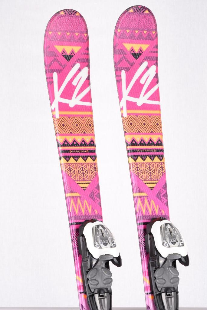76 88 kinder ski's K2 LUV BUG + Marker 4.5 ( TOP staat ), Gebruikt, Ophalen of Verzenden, Carve, Minder dan 100 cm