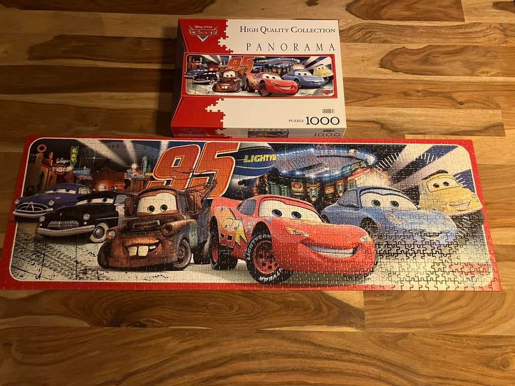 Puzzel Cars - Panorama 1000 stukjes, Hobby en Vrije tijd, Ophalen, 500 t/m 1500 stukjes, Zo goed als nieuw, Legpuzzel