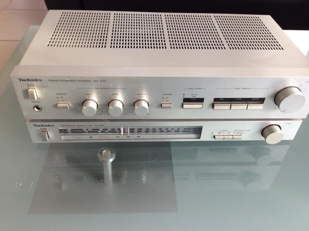 Stereo Technics SU-Z25 en ST-Z25L, Autres marques, Enlèvement ou Envoi, Tuner ou Radio, Utilisé