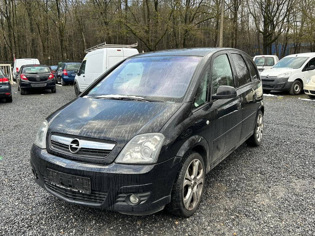 Opel meriva 1.6 benzine bj 2008 km 179.000, Voorwielaandrijving, Xenon verlichting, Zwart, 4 cilinders