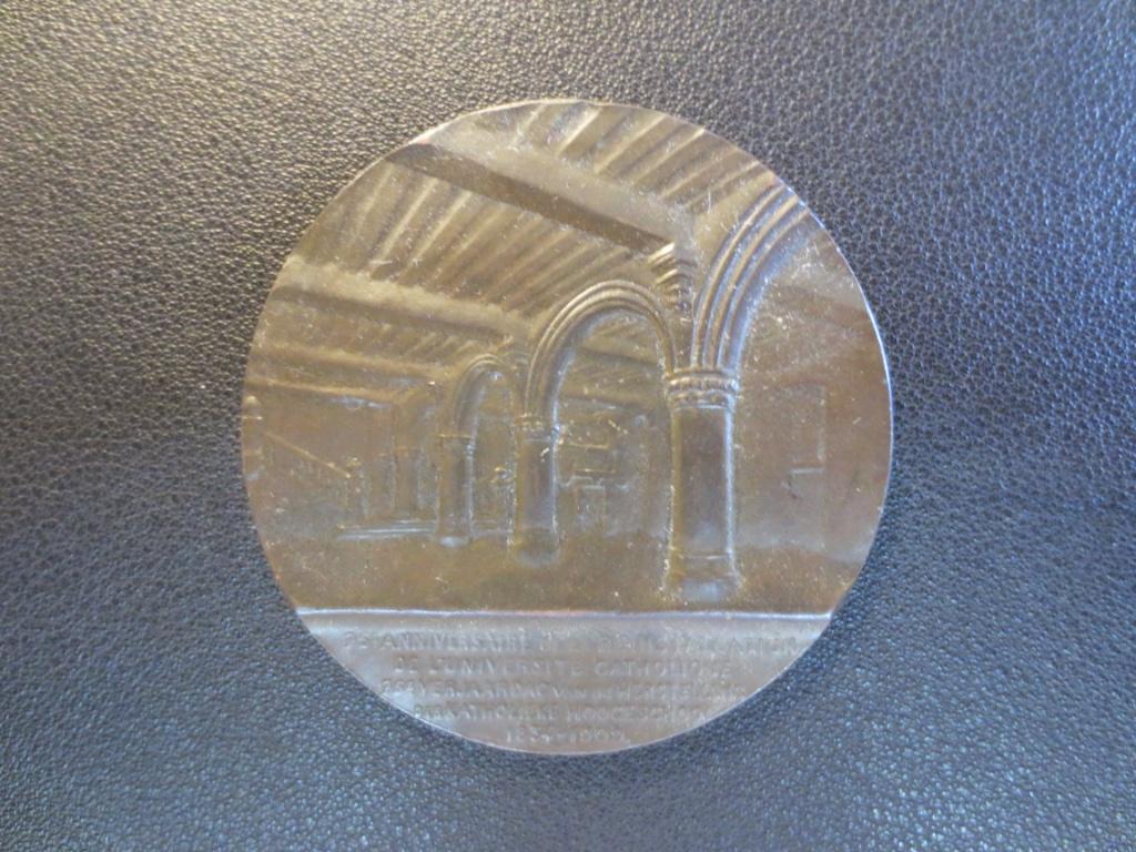 Gedenkpenning KULeuven (1909), Ophalen of Verzenden, Munten