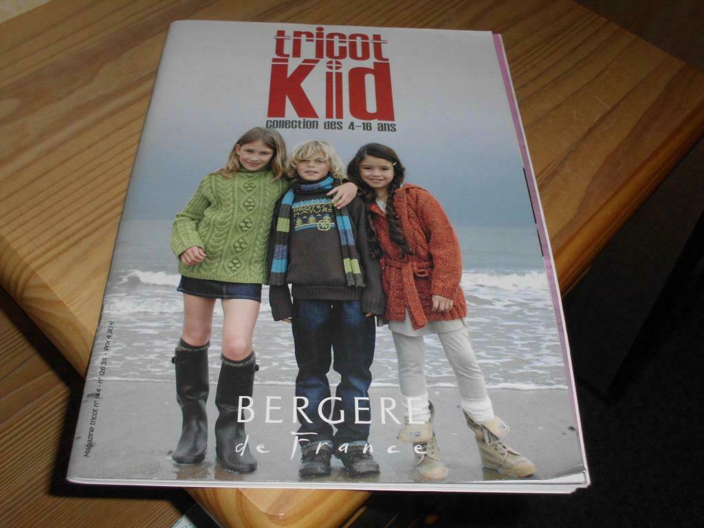 Tricot Kid 4-16ans "Bergere de France n144", Ophalen, Nieuw, Breien, Patroon of Boek