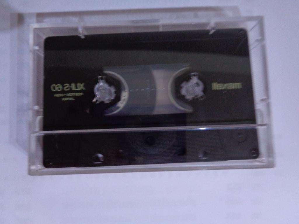 K7 audio enregistrables. XLII-S 60. MAXELL, Verzenden, Gebruikt, Voorbespeeld