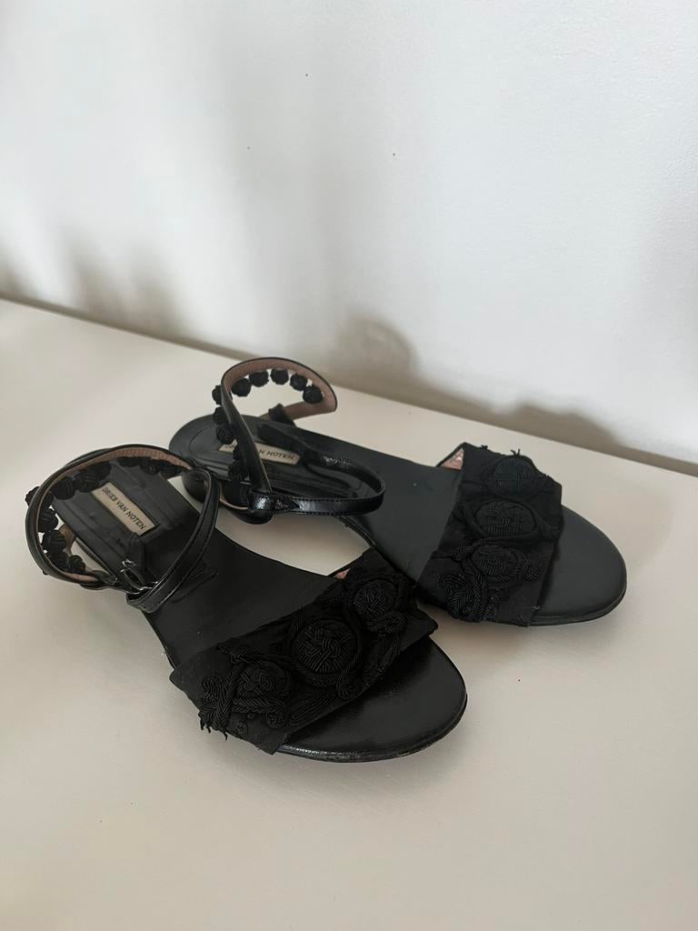 Dries Van Noten  sandalen, Zwart, Ophalen of Verzenden, Dries Van Noten, Sandalen