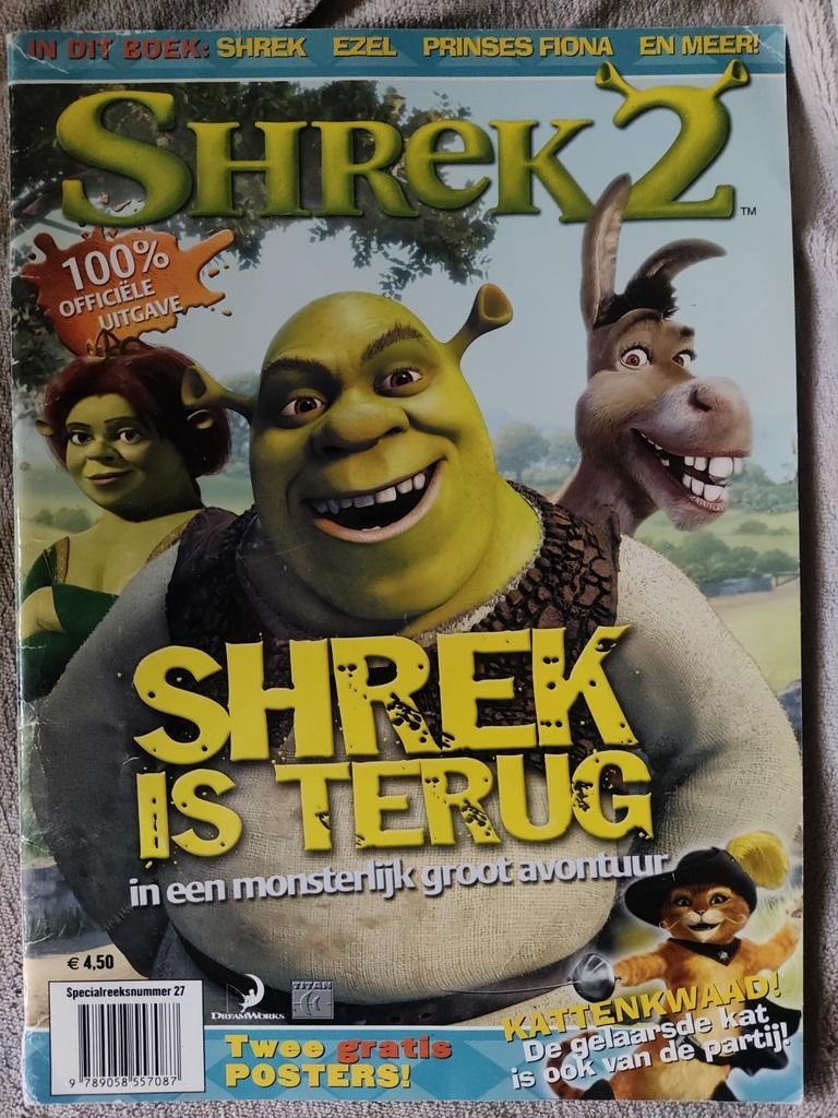 SHREK IS TERUG - SHREK 2, Boeken, Ophalen of Verzenden, Zo goed als nieuw