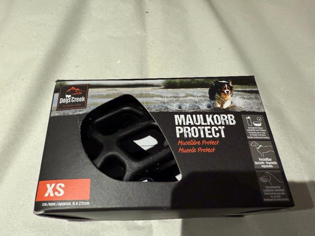 Muselière Dogs Creek Protect, taille XS, NEUVE, Animaux & Accessoires, Autres accessoires pour animaux, Enlèvement ou Envoi