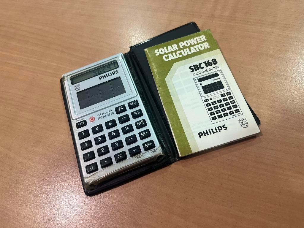 VINTAGE CALCULATRICE PHILIPS SBC168, Ophalen of Verzenden