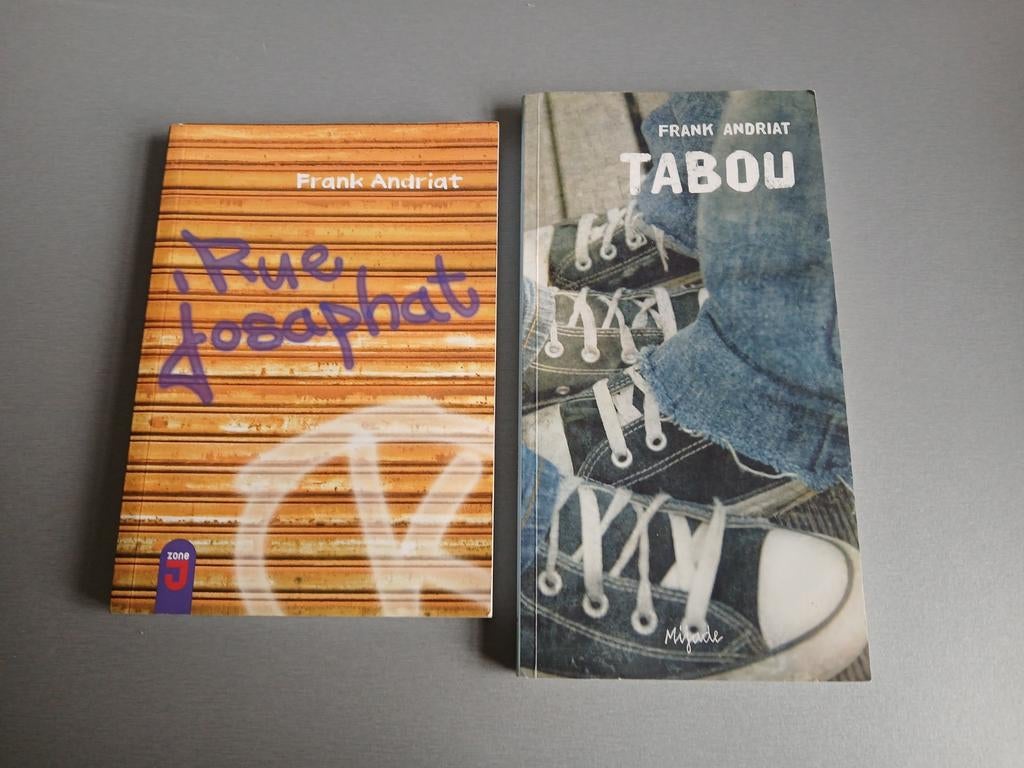 Frank Andriat Tabou et Rue Josaphat, Livres, Enlèvement ou Envoi, Utilisé, Fiction