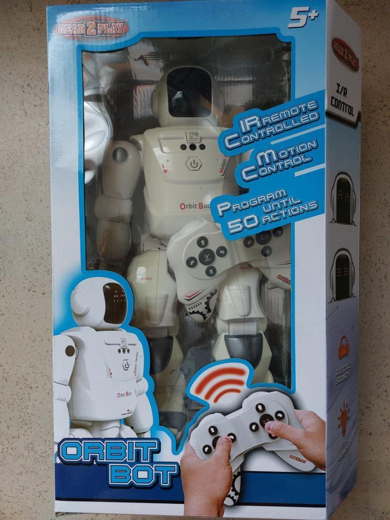 Orbit bot robot met controller, Kinderen en Baby's, Ophalen of Verzenden, Gebruikt, Met licht