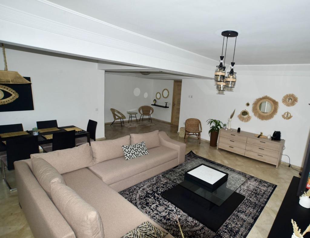 Prachtig gemeubileerd appartement te huur in RABAT in MAROKK, 120 m², RABAT, 2 kamers, Buiten Europa
