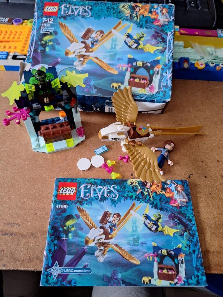 LEGO Emily Jones & The Eagle Getaway 41190, Ophalen of Verzenden, Zo goed als nieuw, Complete set, Lego